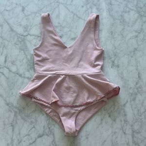 Girls Marysia Swim Textured BUMBY PIPING GRAMERCY MAILLOT size 8